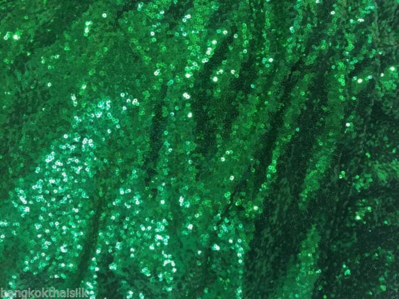 sequin green