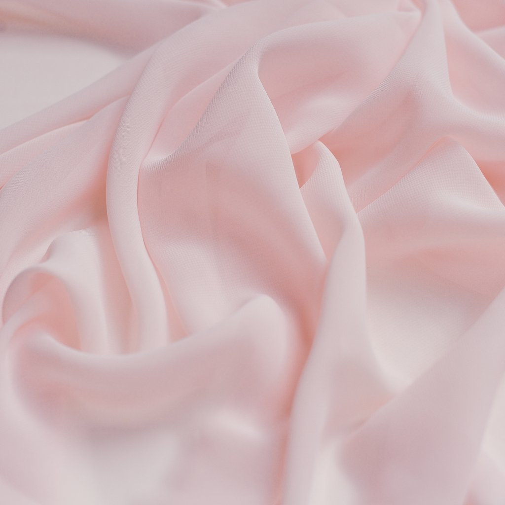 pink chiffon material