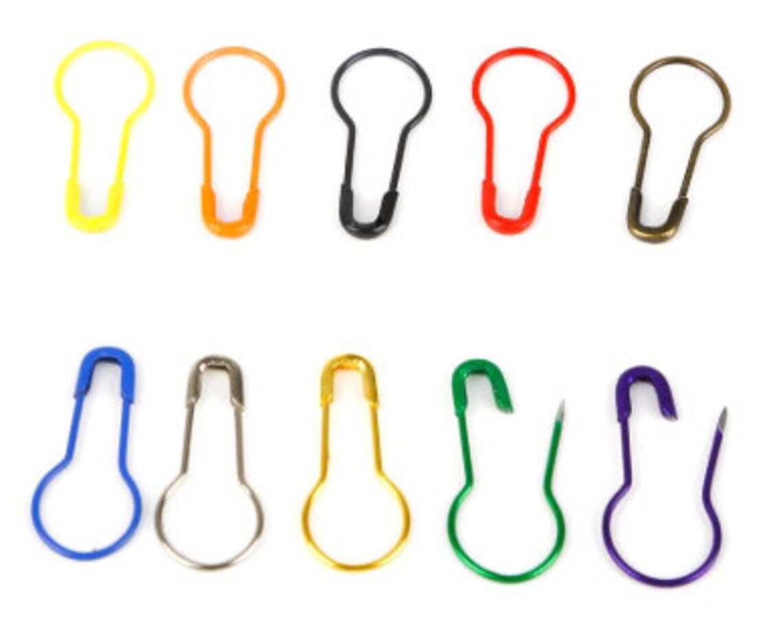 20 Bulb Shaped Stitch Markers Crochet Stitch Markers Gourd Etsy
