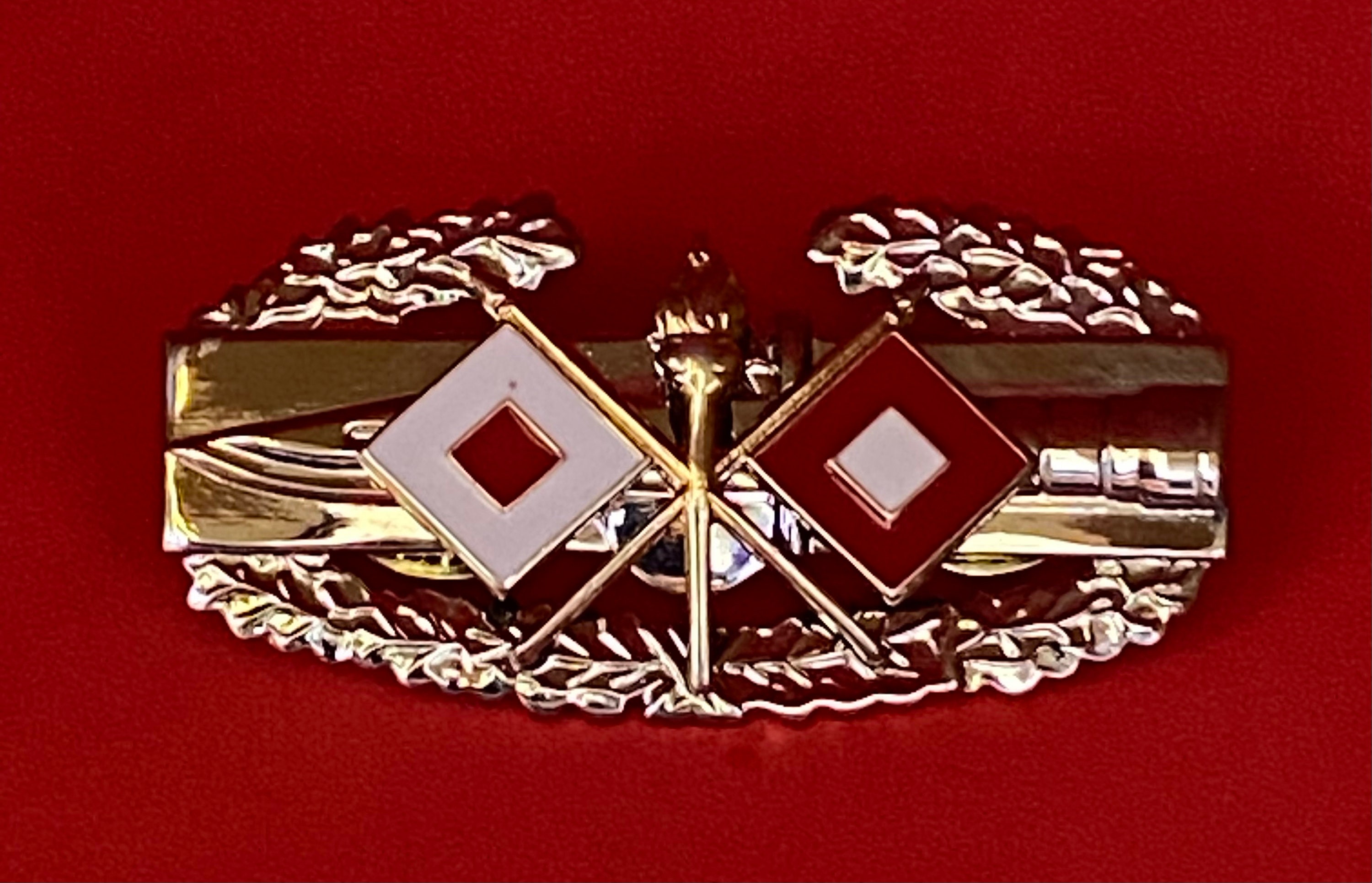 Signal Combat Action Badge US Army Commo Flags CAB Military Etsy