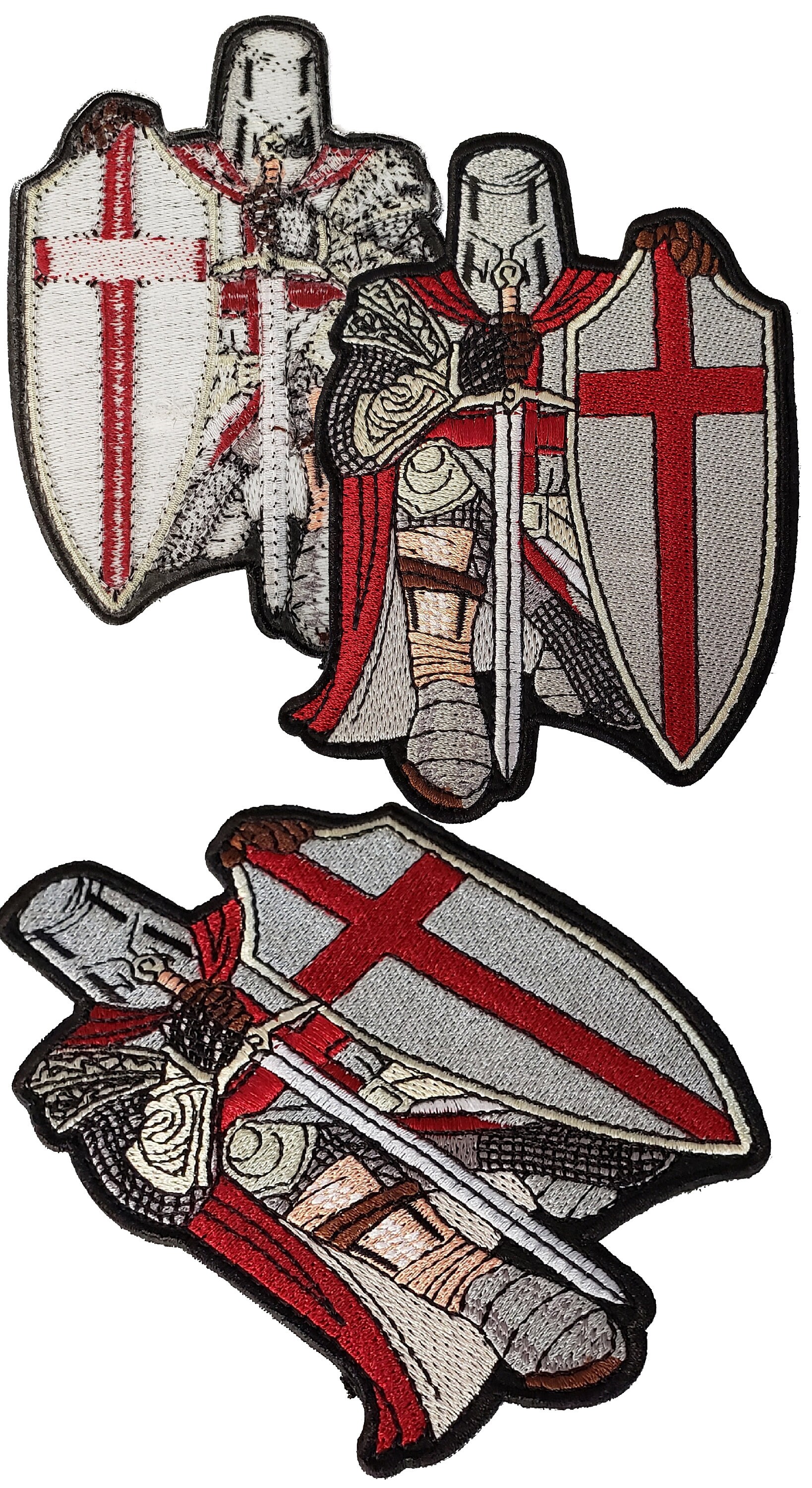 Knights Templar Crusades Iron on Sew on Embroidered Patch 3.3 - Etsy ...