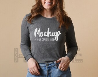 Long Sleeve Mockup Etsy