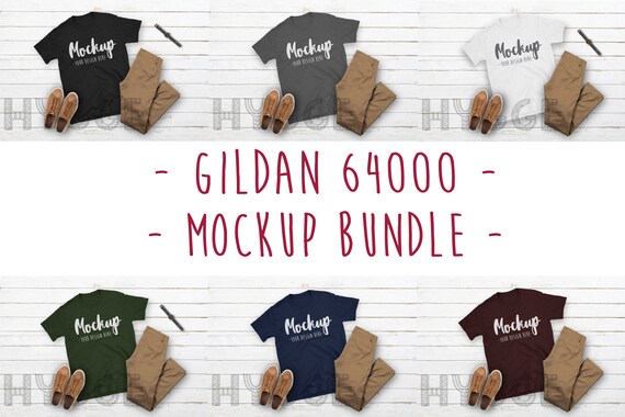 Gildan 64000 T-Shirt Mockup Bundle Mens Mock Up Wood Gildan 64000 T-Shirt Mockup Bundle Mens Mock Up Wood