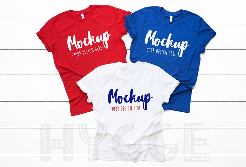 Download Art Collectibles Family Mockup 4th Of July Bella Canvas 3001 Mockup Bundle Tshirt Flat Lay Independence Day Summer Tshirt Mockup Basic Mockup Photography