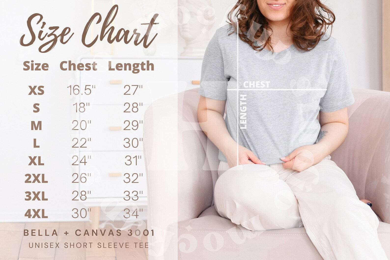 Bliss Size Chart