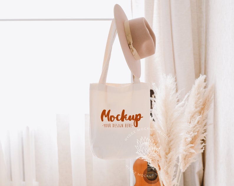 Download Fall Tote Bag Mockup Boho Tote Bag Mock up Halloween White ...