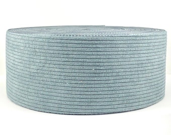 Blue Gray Corduroy Ribbon 3 Inch - 75mm Ribbon - Fabric - Fall Ribbon - Christmas Ribbon - Winter Ribbon