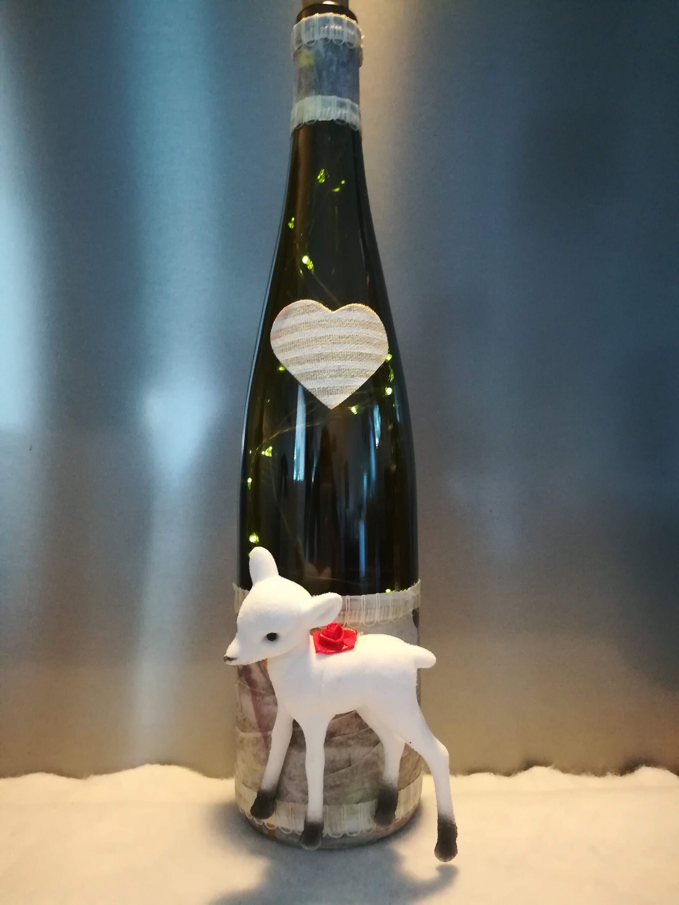 Bouteille Lumineuse Décorative Noël