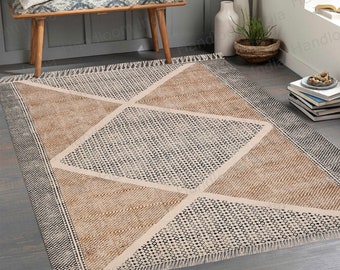 Alfombra de algodón lavable, alfombra extragrande, alfombra lavable para exterior, alfombra lavable a máquina, alfombra de algodón estampada, alfombra para sala de estar, alfombras de interior