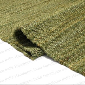 Green Stair Runner, Stair Treads, Woven Hall Runner, Hemp Jute Runner, Large Entry Runner, Long Jute Runner, Sisal Rug Runner, Hemp Runner