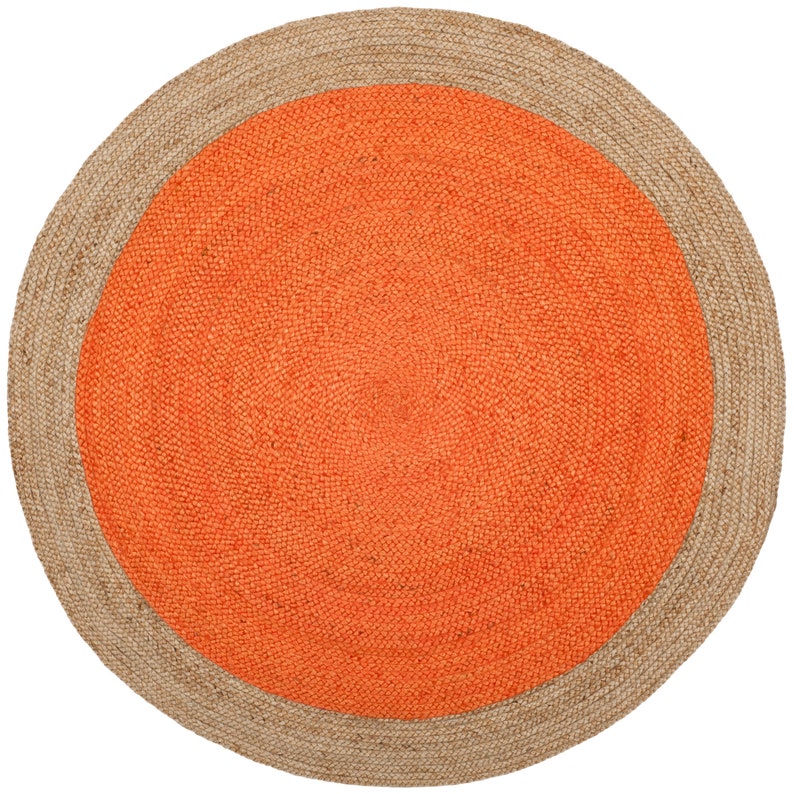 Organic Jute Round Area Rug 5 X 5 for Living Room ON SALE Etsy