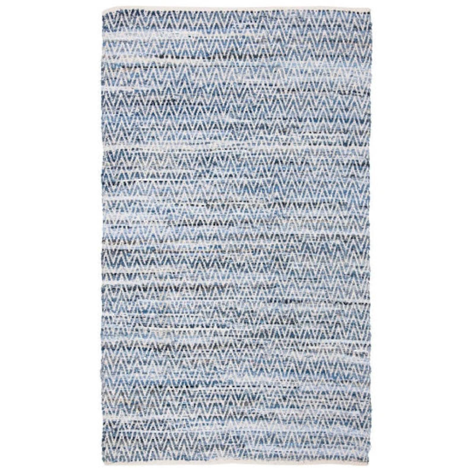 Handloomed Rug Hand Loomed Rug Denim Tufted Rug Woven Scandinavian Rug - Etsy