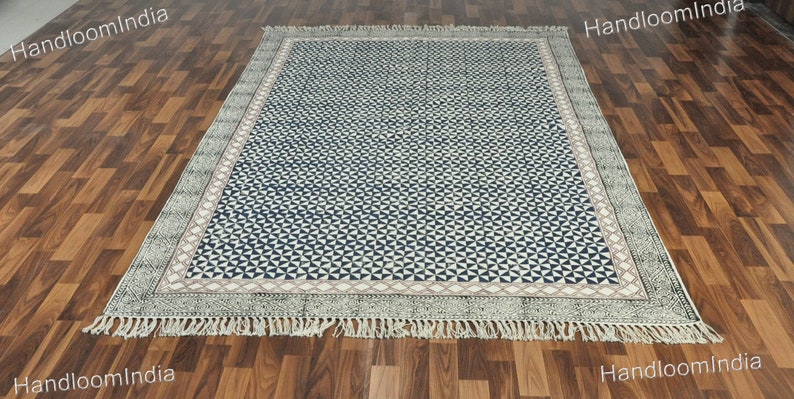 Washable Rugs, Extra Large Rug for Living Room/Bedroom/Dining Room, Washable Cotton Rug, Machine Washable Rug, Woven Kitchen Carpet