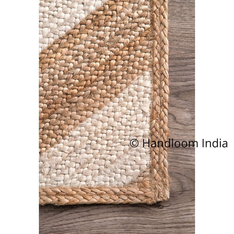 Soft Jute Rug 100 Organic Braided Jute Area Rug Natural Etsy
