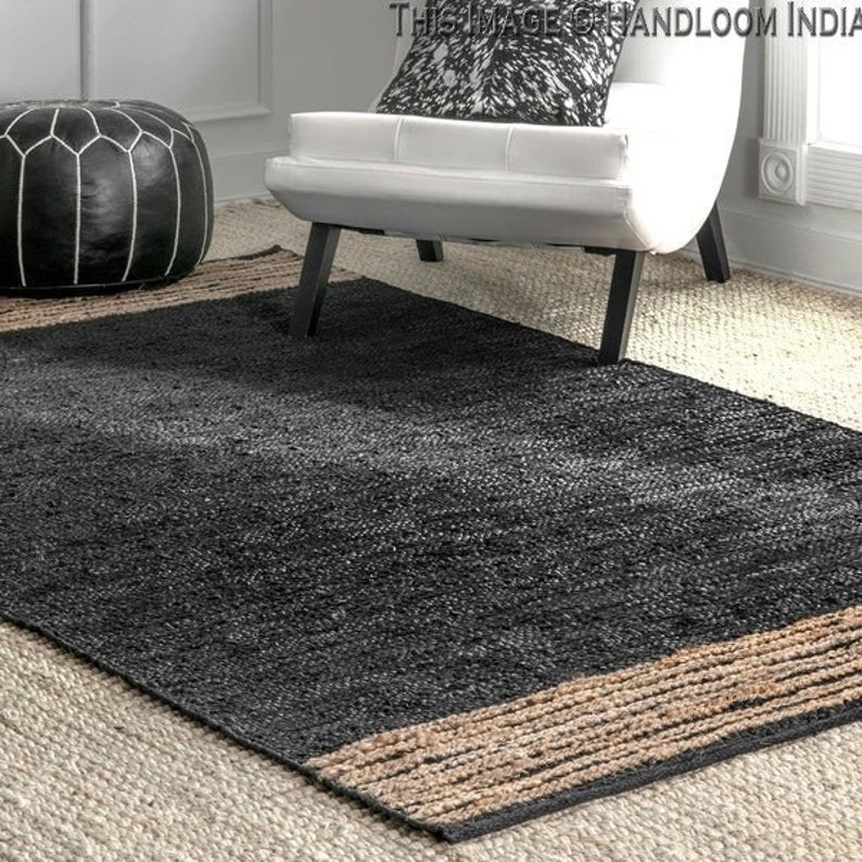 Natural Jute Braided Area Rugs for SALE 5 X 7 Reversible Hand Etsy
