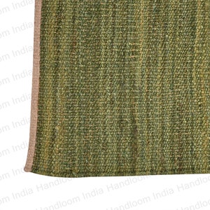 Green Stair Runner, Stair Treads, Woven Hall Runner, Hemp Jute Runner, Large Entry Runner, Long Jute Runner, Sisal Rug Runner, Hemp Runner