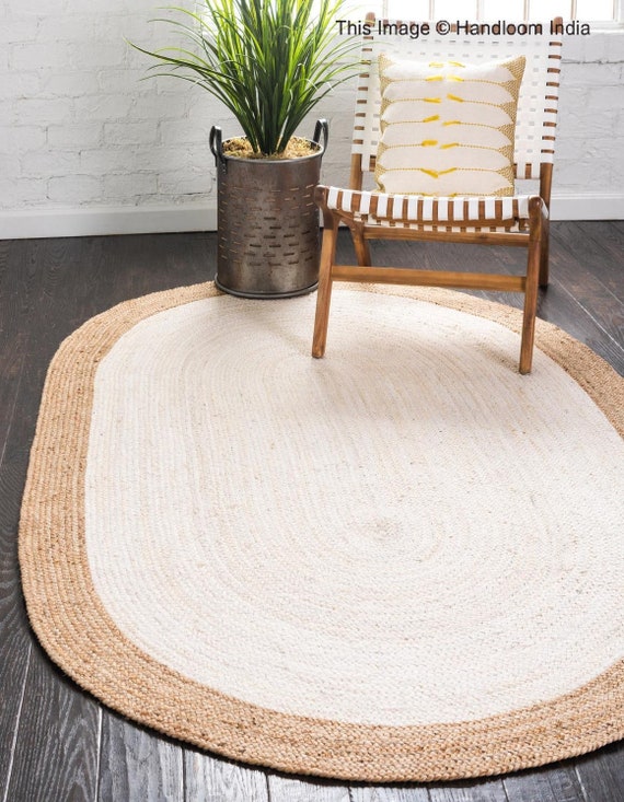 Handwoven 8 X 10 Oval Area Rugs For Living Room With Free Etsy