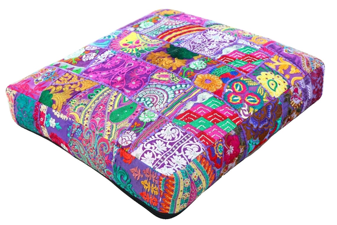 35 X 35 Inches Extra Large Square Floor Cushions Pillows Etsy