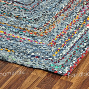 Indoor Rugs, Braided Area Rug, Denim Tufted Rug, Woven Chindi Rug, Hand Knotted Rugs, Eco Friendly Rug, Kids Playing Mat, Custom Size Rugs