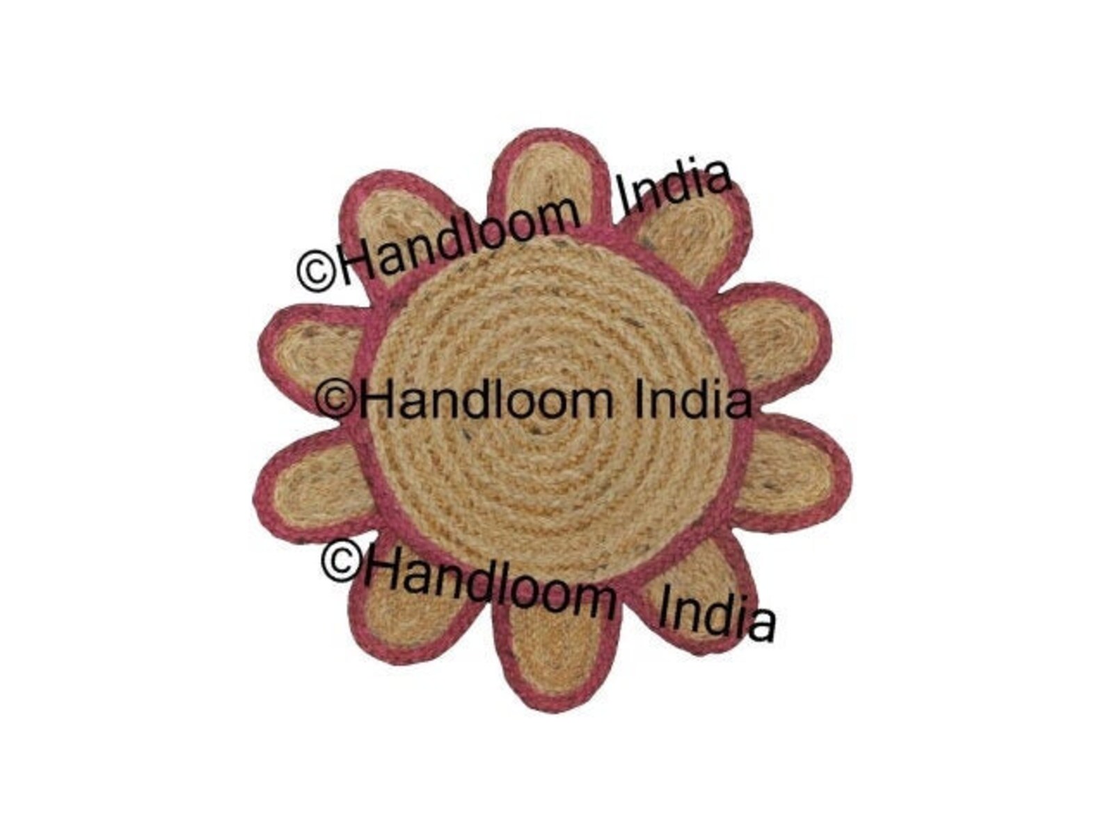 Runder Schuppich Teppich 4 x 4 Füße geflochtener Jute | Etsy