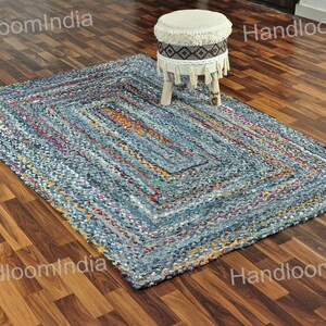 Indoor Rugs, Braided Area Rug, Denim Tufted Rug, Woven Chindi Rug, Hand Knotted Rugs, Eco Friendly Rug, Kids Playing Mat, Custom Size Rugs