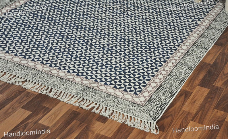Washable Rugs, Extra Large Rug for Living Room/Bedroom/Dining Room, Washable Cotton Rug, Machine Washable Rug, Woven Kitchen Carpet