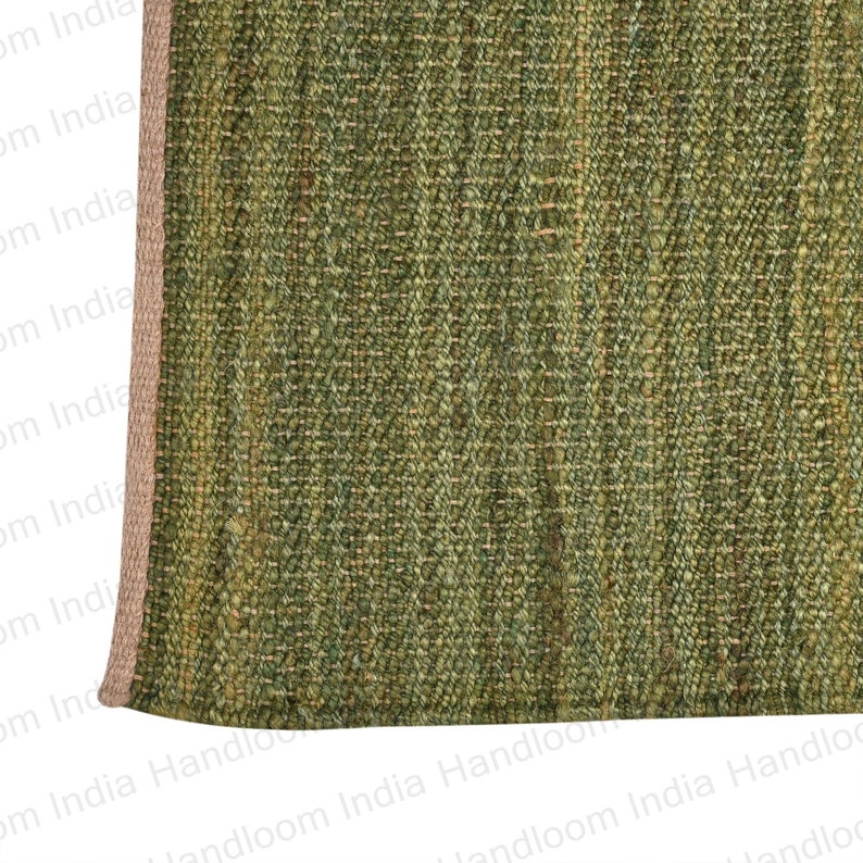 Green Stair Runner, Stair Treads, Woven Hall Runner, Hemp Jute Runner, Large Entry Runner, Long Jute Runner, Sisal Rug Runner, Hemp Runner