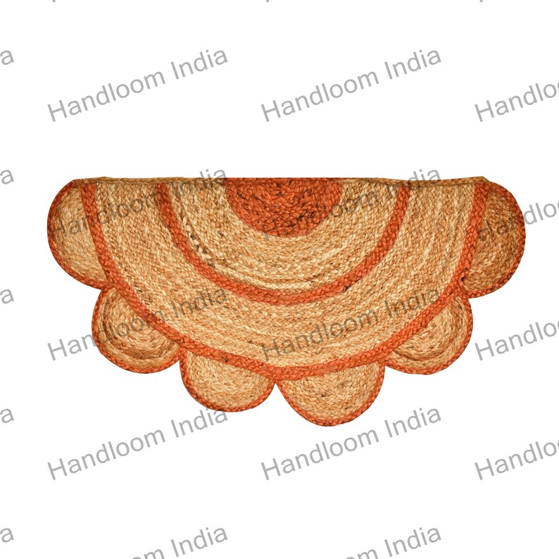 Farmhouse Doormat, Scalloped Doormat, Half Moon Doormat, Front Porch