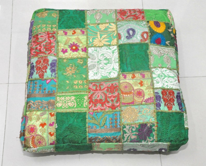 35 X 35 X 6 Extra Large Outdoor Seating Pouf Ottoman Etsy