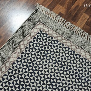 Washable Rugs, Extra Large Rug for Living Room/Bedroom/Dining Room, Washable Cotton Rug, Machine Washable Rug, Woven Kitchen Carpet