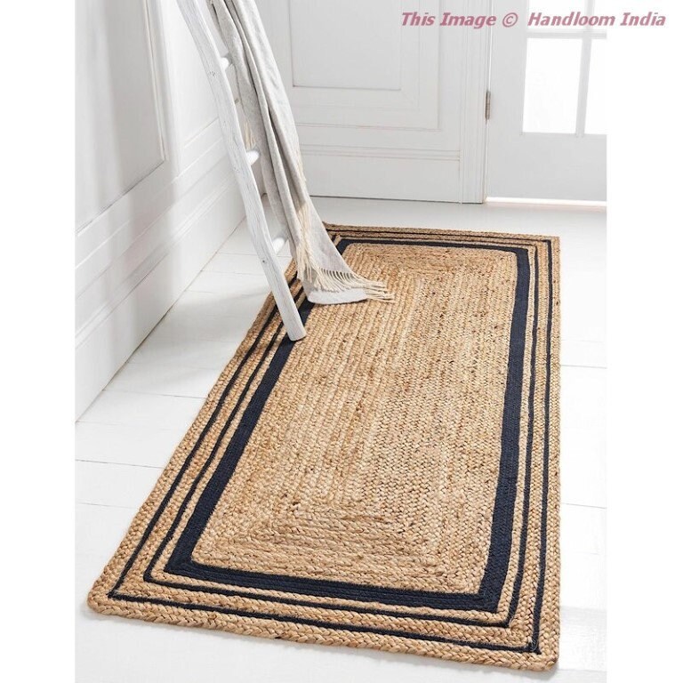 Natural Jute Hallway Rug Runner 2 X 10 ft Extra Large Bedroom Etsy