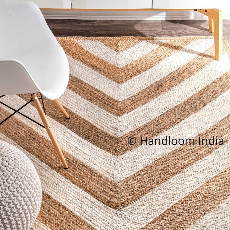 Soft Jute Rug 100 Organic Braided Jute Area Rug Natural Etsy