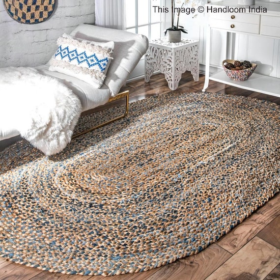 Tappeti per area intrecciata a mano Runner 5 X 7 per soggiorno, Boho Tappeto  zona notte 3 x 5, Tappeti reversibili per area esterna interna intrecciati  a mano 4 x 6 -  Italia