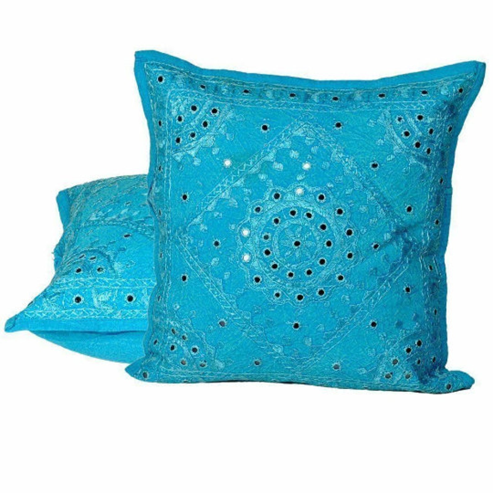 16 Embroidered Throw Pillows for Couch Indian Handmade Etsy