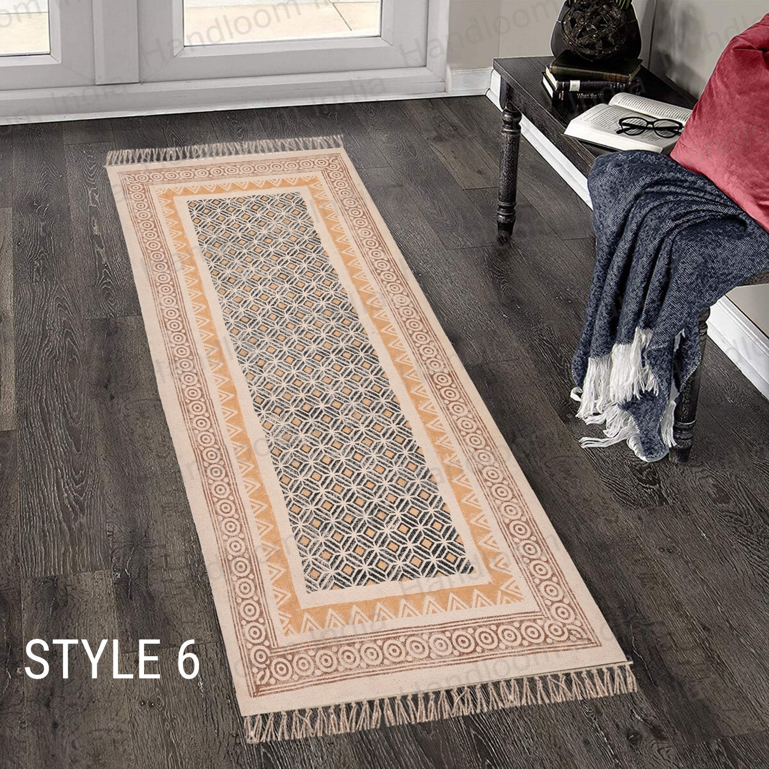 Tappeto Corridoio Extra Lungo 50x130 Cm, Antiscivolo, Lavabile, In Poliestere, Per Cucina, Ingresso, Camera, Scale E Soggiorno