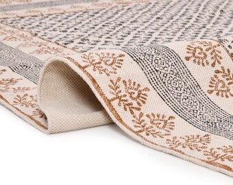 Home Washable Rug for Living Room/Dining Room, Washable Cotton Rug, Cotton Area Rug, Cotton Runner Rug, Machine Washable Kitchen Rug Carpet