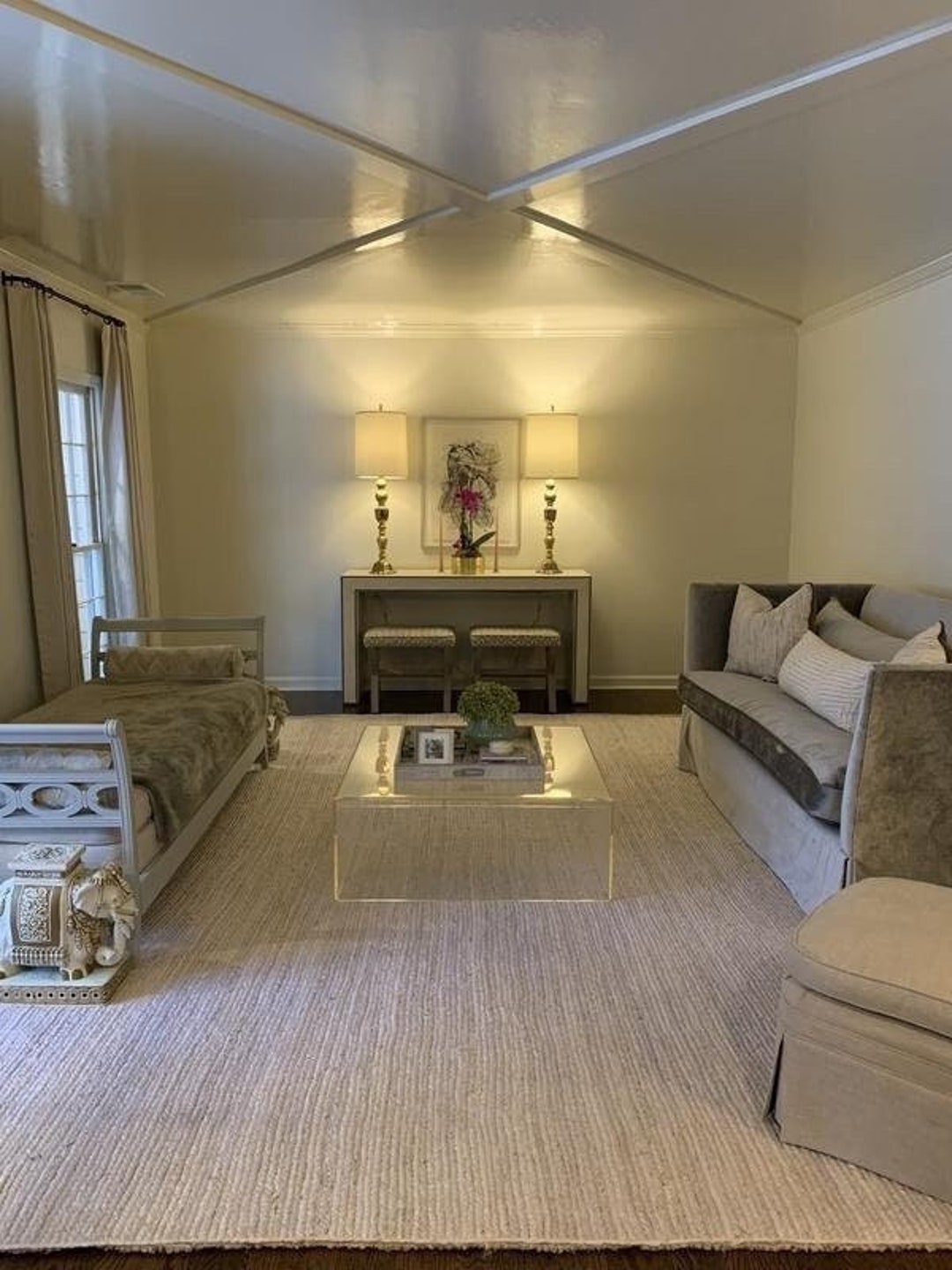 Extra Large Jute Rug 15x17 for Living Room, off White Jute Rug 4x6 for