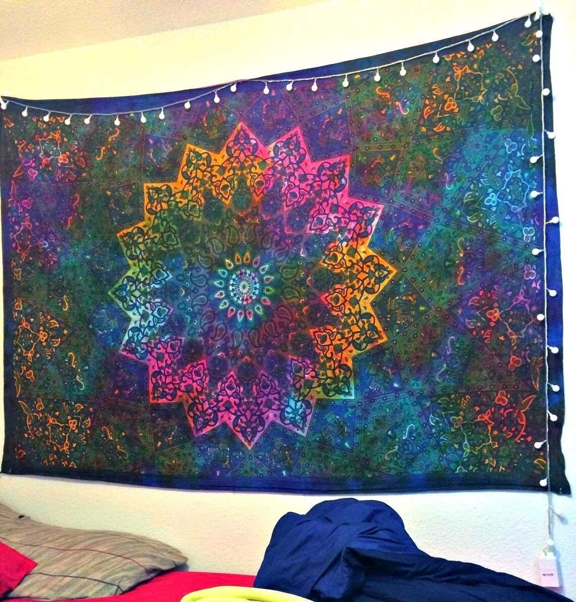 Tie Dye Trippy Tapestries Posters 30 X 40 inches Star Black Etsy