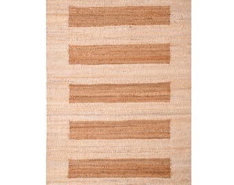 Handwoven Jute Runner Rug: Braided Hemp & Seagrass Carpet Interior Decor Rugs, Soft Kitchen Carpet