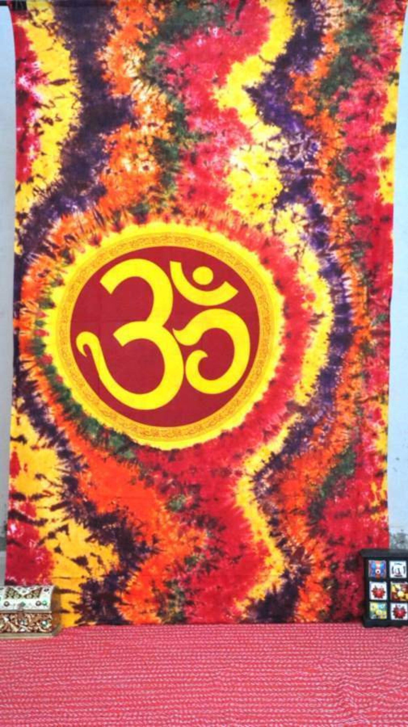 Hindu Lord Shiva Tapestry Ohm Tapestry Wall Hanging Hindu God Etsy
