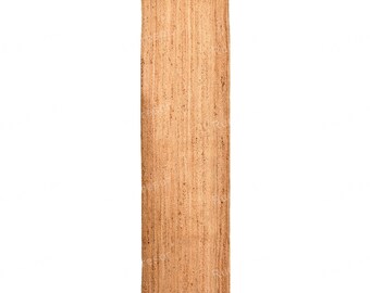 Alfombra de yute natural para escaleras, alfombra de yute trenzada para pasillo/entrada/cocina, alfombra de baño estilo bohemio, alfombra de yute de hierba marina para dormitorio.