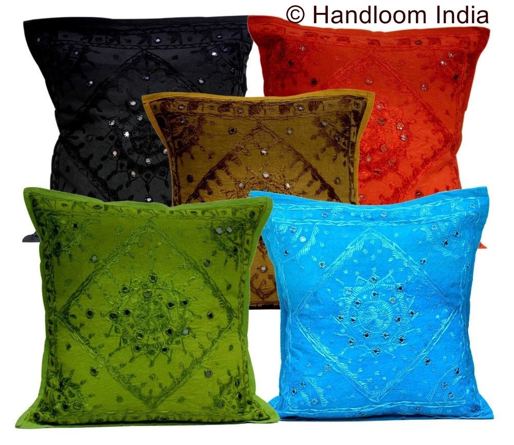 Set of 5 pc pillow indian handmade antique pillow for Etsy