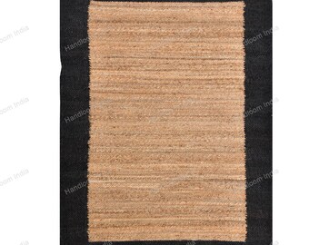Extra Large Rug 8X10, Braided Hemp Rug, Natural Jute Runner Rug, Loomed Rug for Living Area, Seagrass Hallway Runner