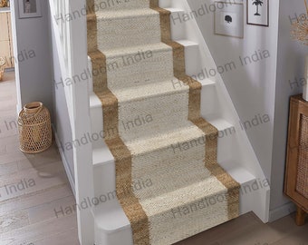 Stair Runner, Jute Runner, Runner Rug, Carpet For Stairs, Hemp Stair Rug, Hallway Runner, Entryway Rug, Modern Sisal Rug, Seagrass Stair Rug