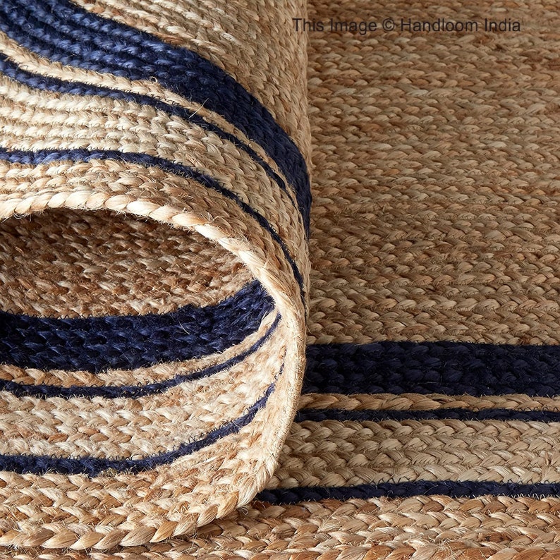 Handwoven Natural Jute Oval Area Rugs for Kitchen 4 X 6 Etsy