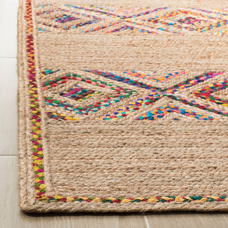 2 X 8 Braided Hallway Runner Natural Jute Fiber 2.5 X 10 Etsy Australia