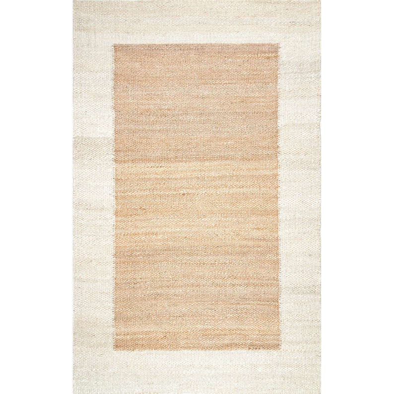 Natural Jute Rug Hemp Area Rug 8x10 for Living Room Braided Etsy