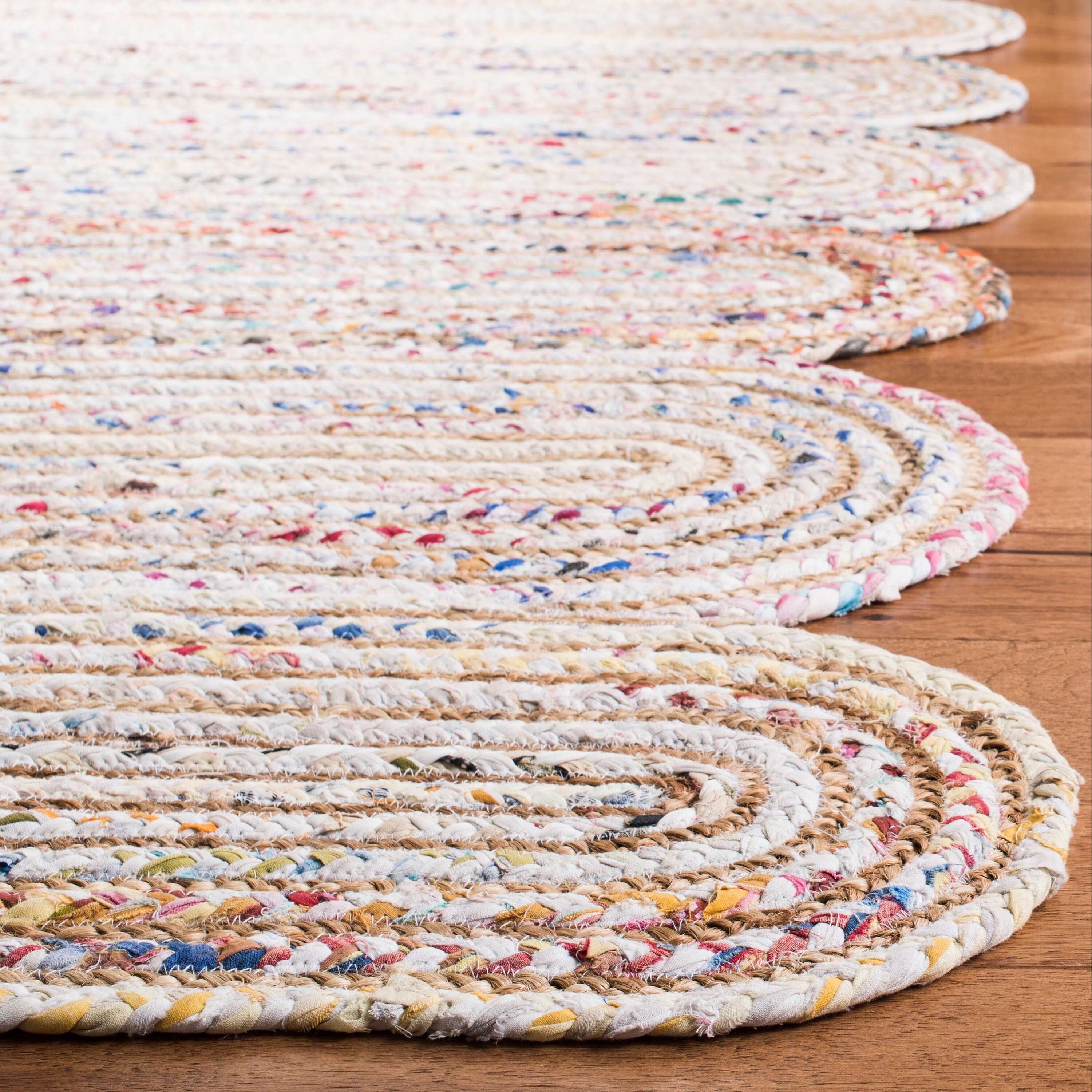 White Cotton Hallway Runner 2.5 X 12 Ft Braided Indoor Etsy