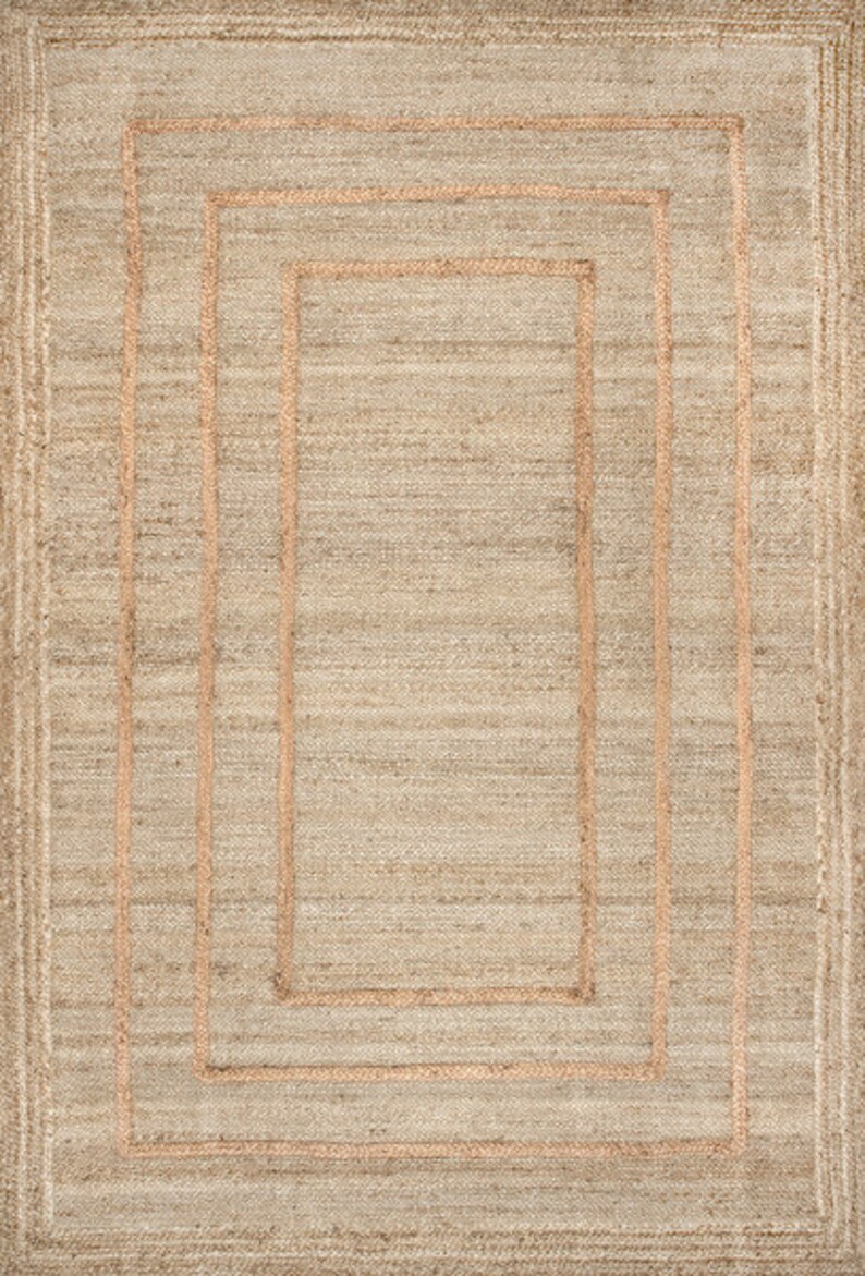 Natural Jute Rug 4x6 Modern Runner Rugs for Living Room Etsy