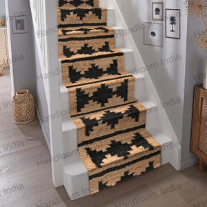 Stair Runner, Jute Runner, Runner Rug, Anti Slip Carpet for Wooden Steps, Sisal Stair Runner, Stairs Runner, Stair Treads Rug, Entry way Rug